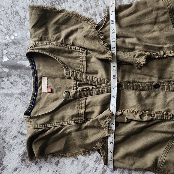 Anthropologie Pilcro Flutter Sleeve Tunic Mini Dress SzM - Picture 6 of 9